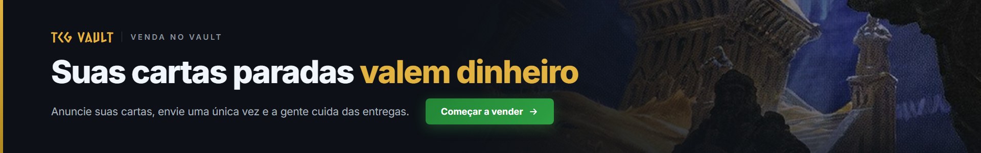 Banner promocional TCG Vault