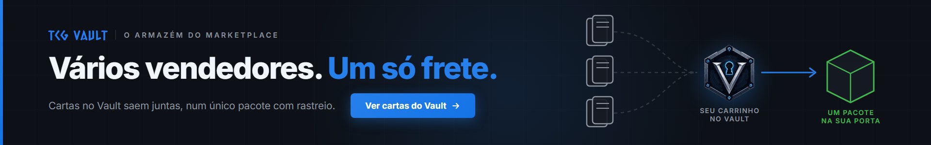 Banner promocional TCG Vault